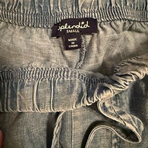 Splendid Brand Blue Wide Leg Flowy popular pants.